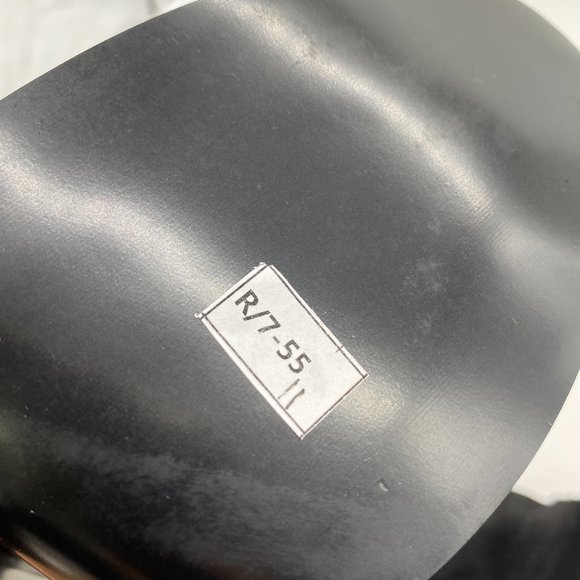 black round toe suede platform over the knee boots chunky heels - Picture 10 of 10